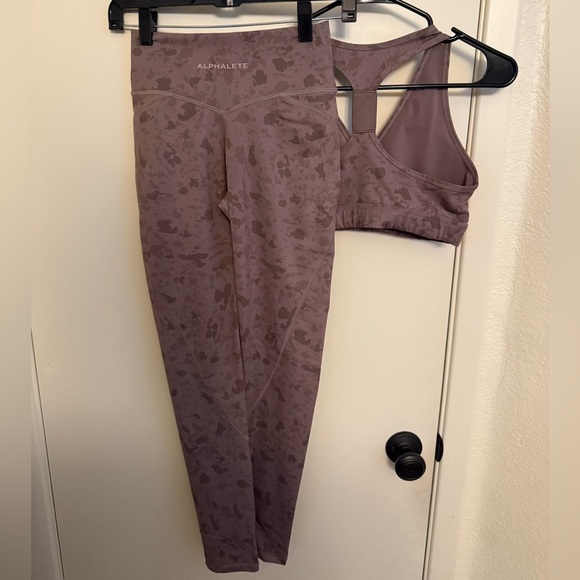 Alphalete brown Sports Bra and Leggings Set - Picture 2 of 3